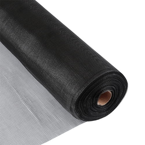 TELA MOSQUITERA FIBRA/VIDRIO 90X10 NEGRO 6146 VECKER