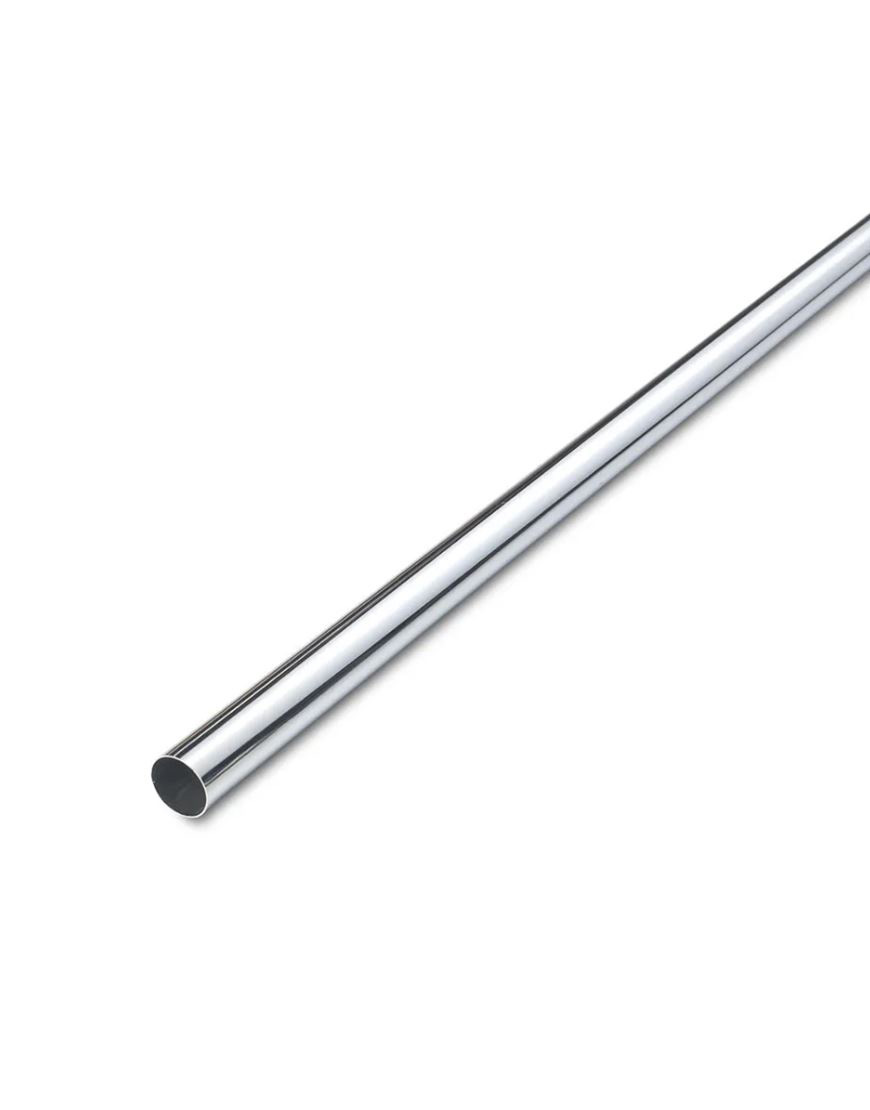 TUBO DE LAMINA CROMADO 1 x 2.44 MTS 3019