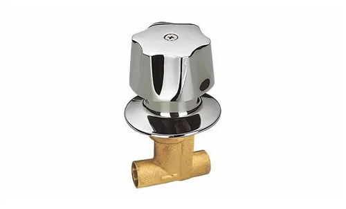 MEZC. P/REGADERA C/MAN. P/EMPOTRAR MZR002 LATON MEER CNX