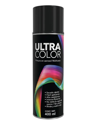 P.ESM. AEROSOL ULTRACOLOR NEGRO METALICO 735 400ml.