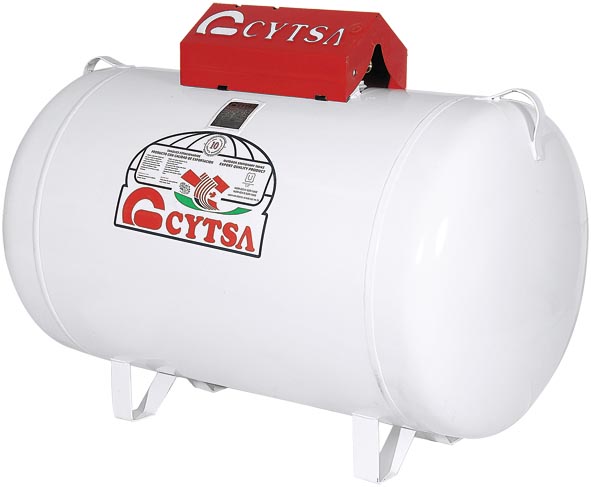 TANQUE ESTACIONARIO 300 LTS BCO/ROJO CYTSA C/REG PT300EST