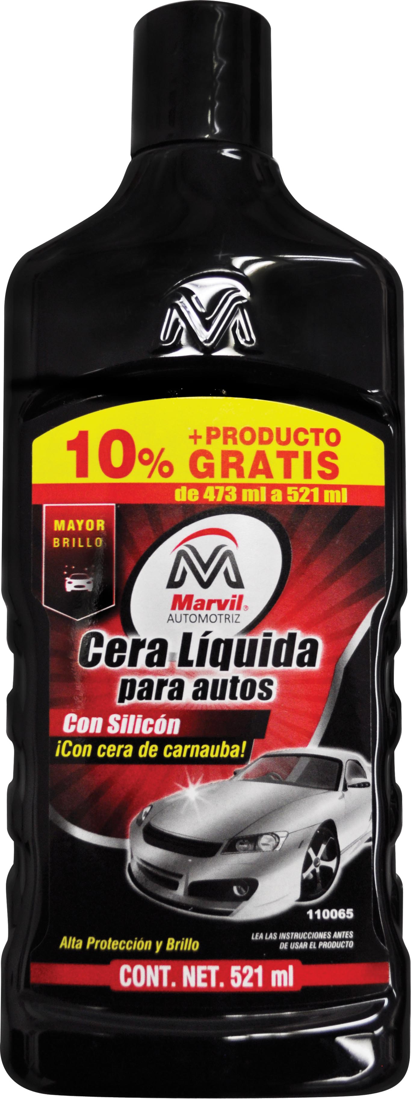 CERA AUTOMOTRIZ LIQUIDA C/SILICON R. 521 ML 110065 MARVIL