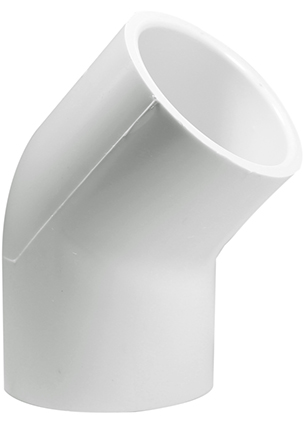 CODO 45 PVC 1 CEDULA 40 417010 CEMENTAR