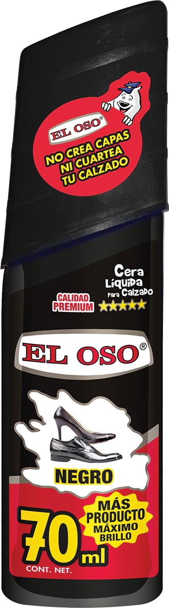 CERA LIQUIDA EL OSO NEGRA 8500 70ML