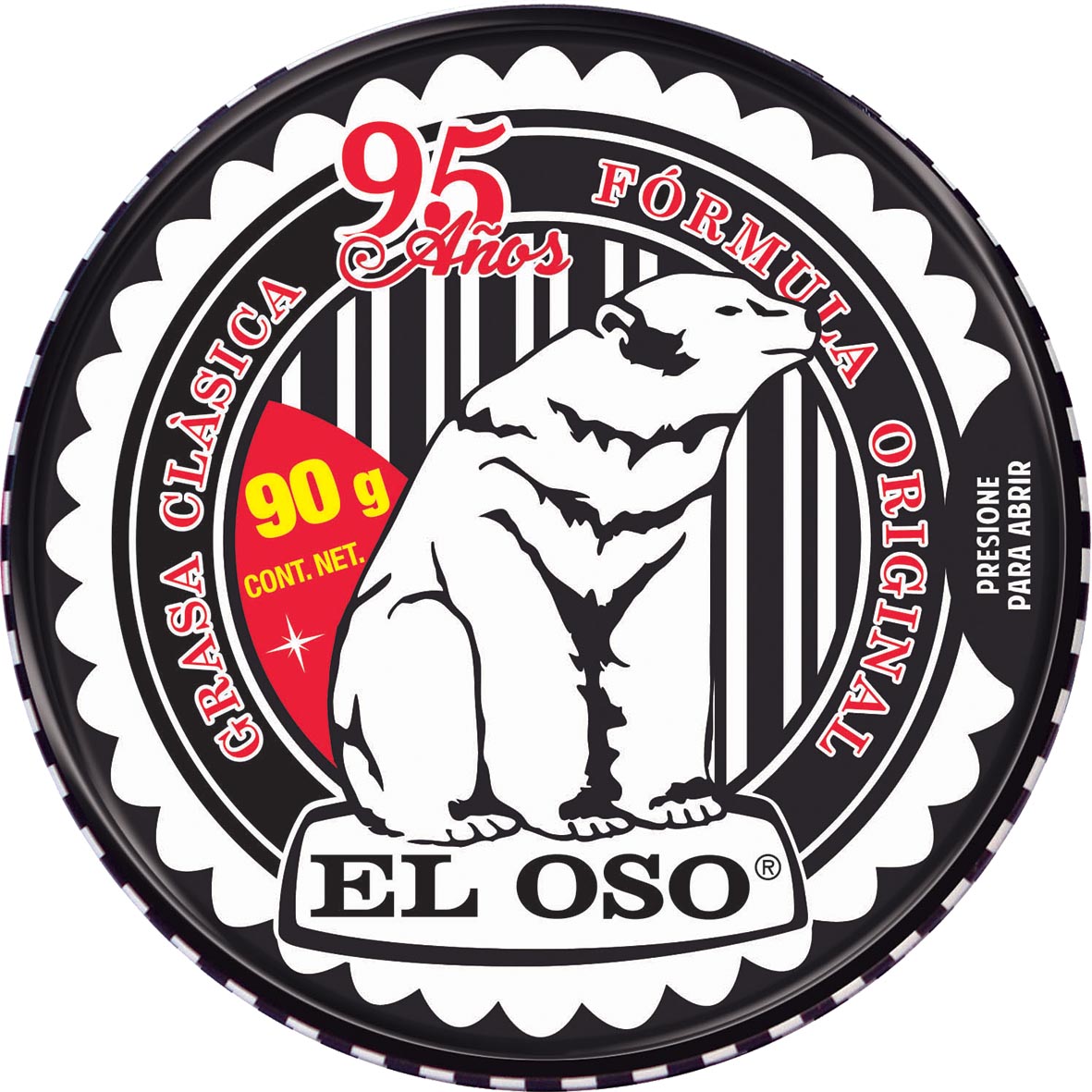 GRASA EL OSO DE 90 GRS. NEGRA 8085