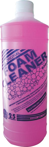 LIMPIADOR D/SERPENTINES CONC. LITRO ROSA FOAM CLEANER A...
