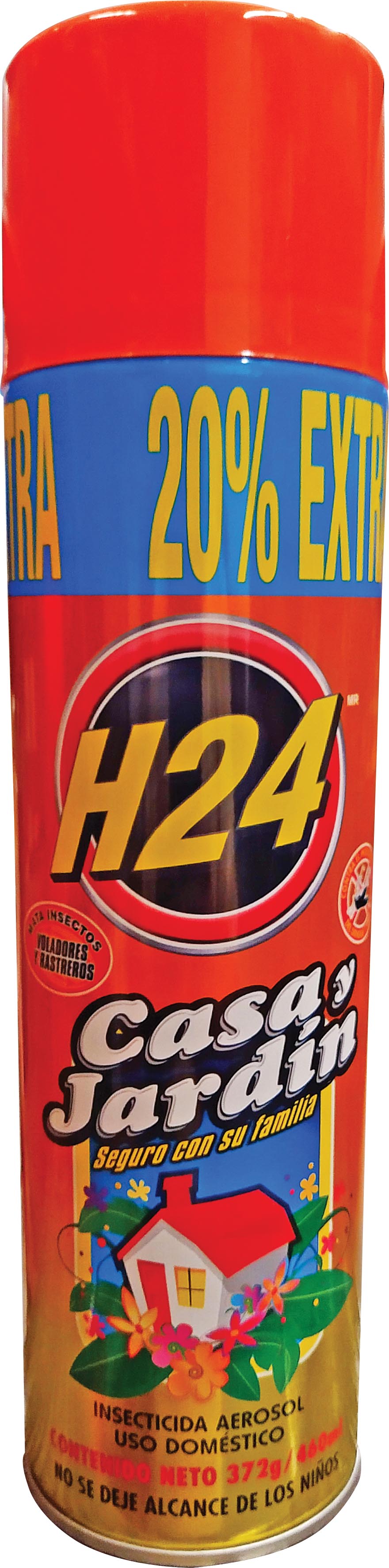 VENENO INSECTICIDA H24 CASA Y JARDIN AERO 309 G 013