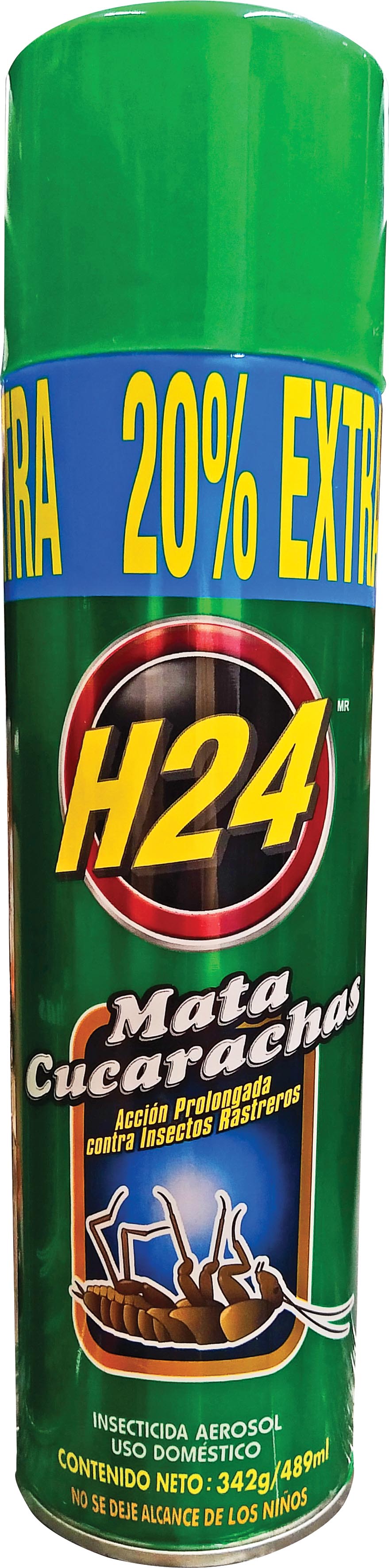 VENENO INSECTICIDA H24 AEROSOL MATA/CUCAR 285 G 015