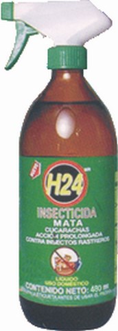 VENENO INSECTICIDA H24 LIQUIDO MATA/CUCAR.C/ATOM 480ML 447