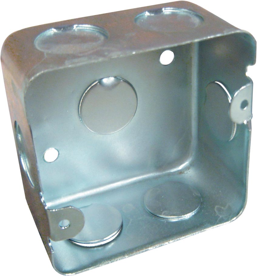 CAJA CUADRADA 3x3 REFORZADA GALV. JVD283 IGESA