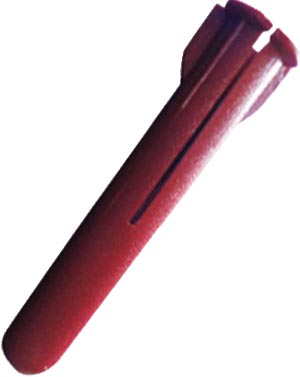 TAQUETE PLAST. ROJO LTFTA103 1/4 C/100 THORSMAN