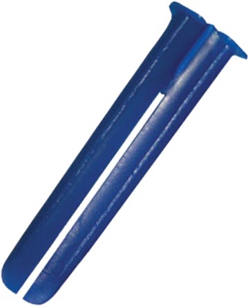 TAQUETE PLAST. AZUL LTFTA105 3/8 C/100 THORSMAN