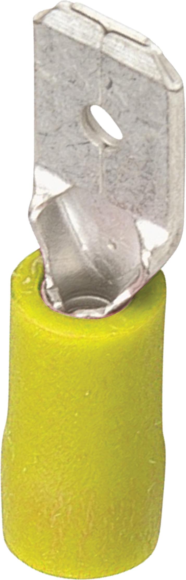 TERMINAL MACHO AMARILLO .250 TCA351 B/100 1551211 ITSA