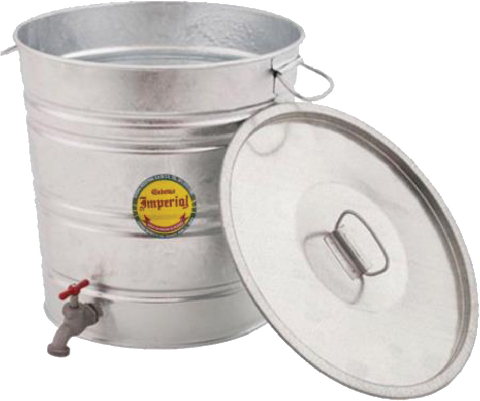 BOTE P/AGUA 20 C/LLAVE GALV. BA20