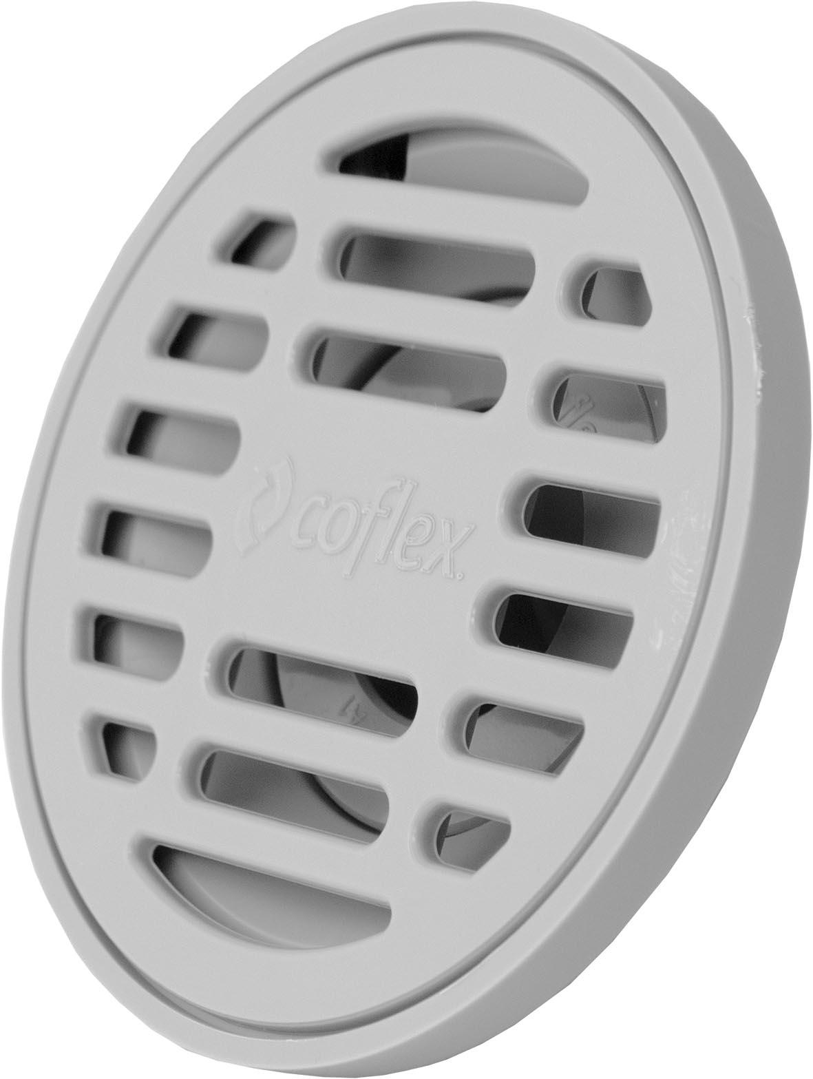 COLADERA ABS GRIS 2 C/REJILLA ABS Y VAO REDONDA PC150 C...