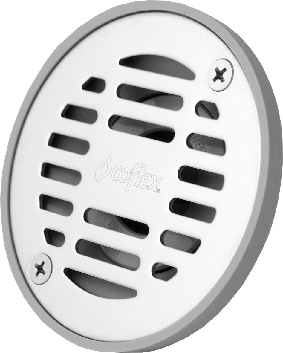 COLADERA ABS GRIS 2 C/REJILLA A INOX Y VAO RED. PC152 ...