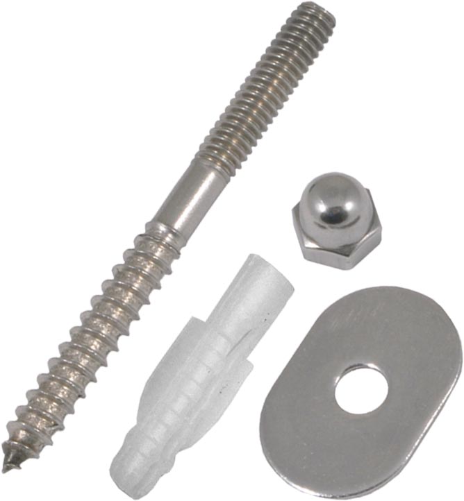 TORNILLO TP1072 PIJA 3 PARA W.C ACERO INOX. COFLEX