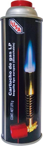 TANQUE D/GAS DESECHABLE P/SOPLETE 250GRS 616103 IUSA