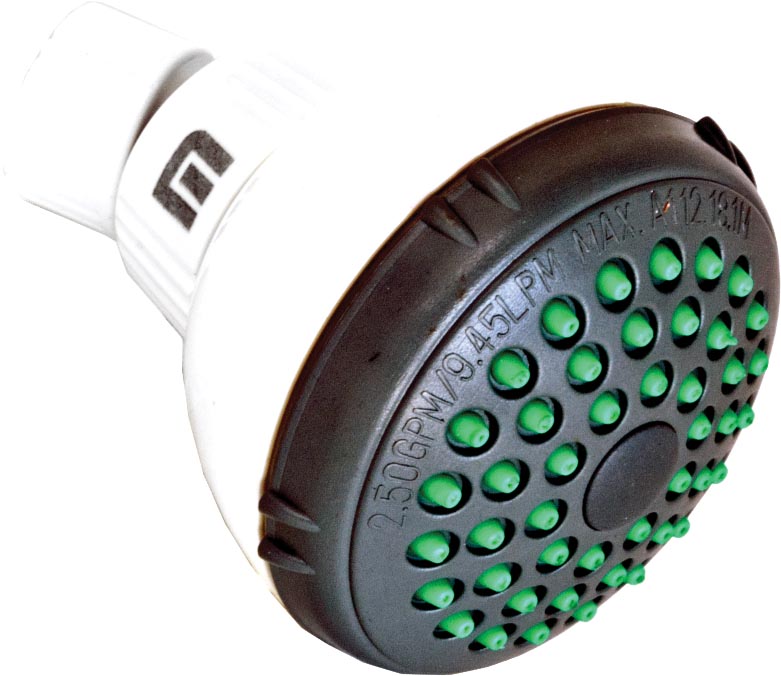 REGADERA 10817 PLASTICO ANTISARRO BCA. 44CB