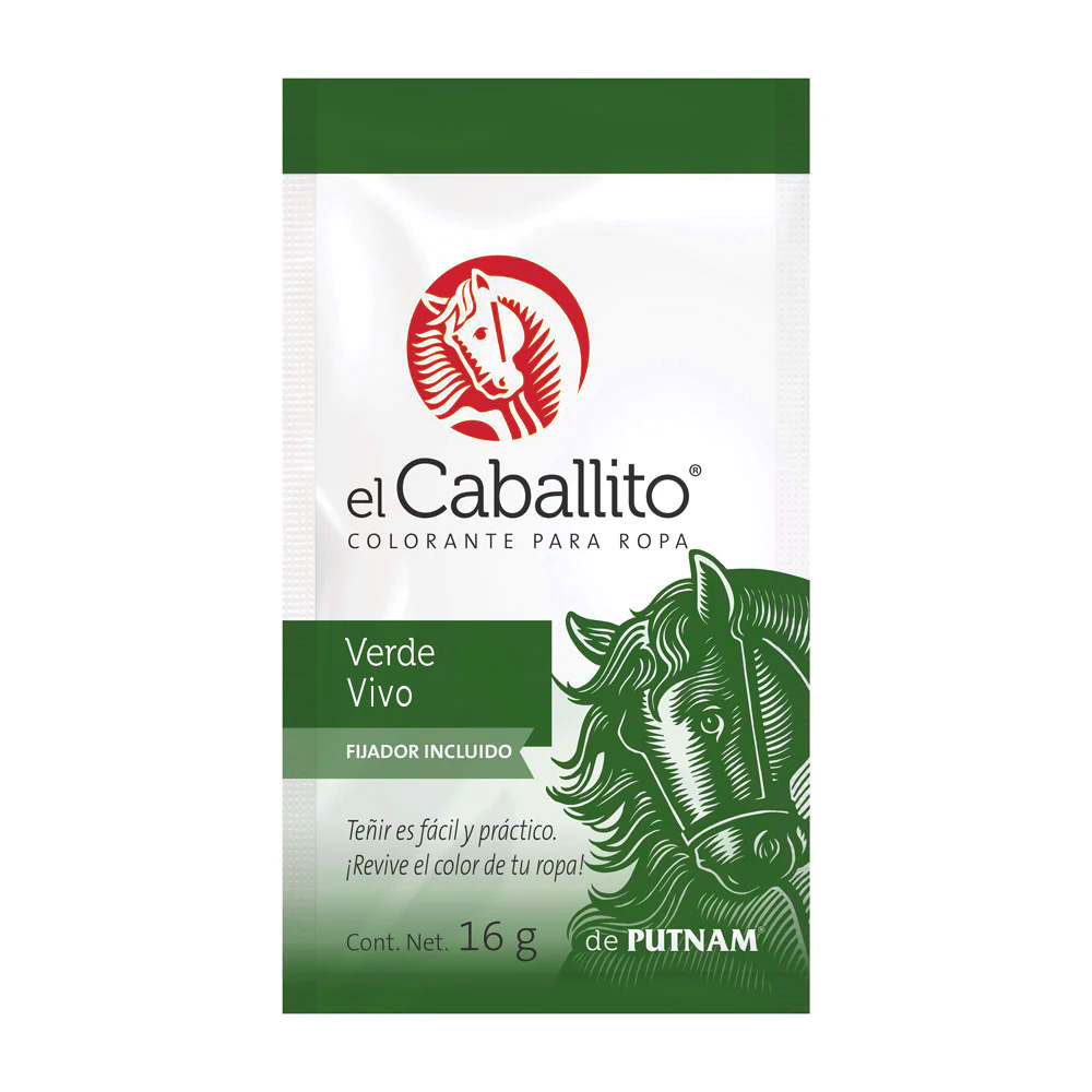COLORANTE CABALLITO TRAD. VERDE VIVO PZ005