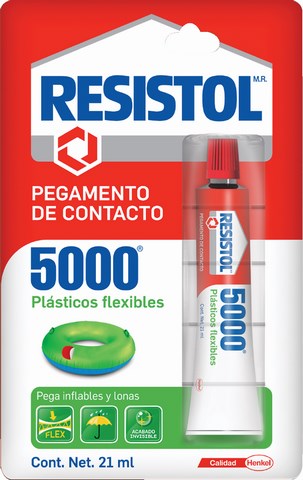 ADHESIVO RESISTOL 5000 FLEXIBLE TUBO 21 ML 2101570