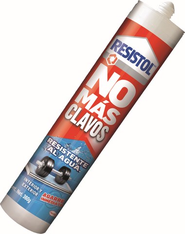 ADHESIVO RESISTOL NO MAS CLAVOS 450GRS RESIS.AL AGUA 17...