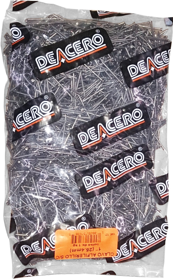 CLAVO STANDARD C/C 21/2 DE ACERO 3120 C/25K