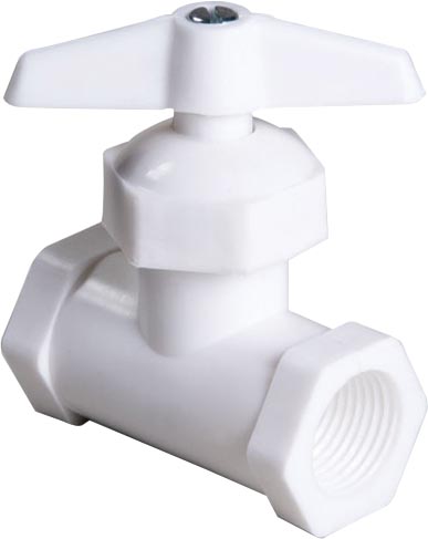 LLAVE DE PASO 1/2 ROSCABLE POLIPROPILENO LLP13 CONPLASA
