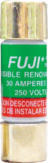 CARTUCHO FUSIBLE 30 AMP. FF30 ECON. C/10 FUJI TROQUELMA