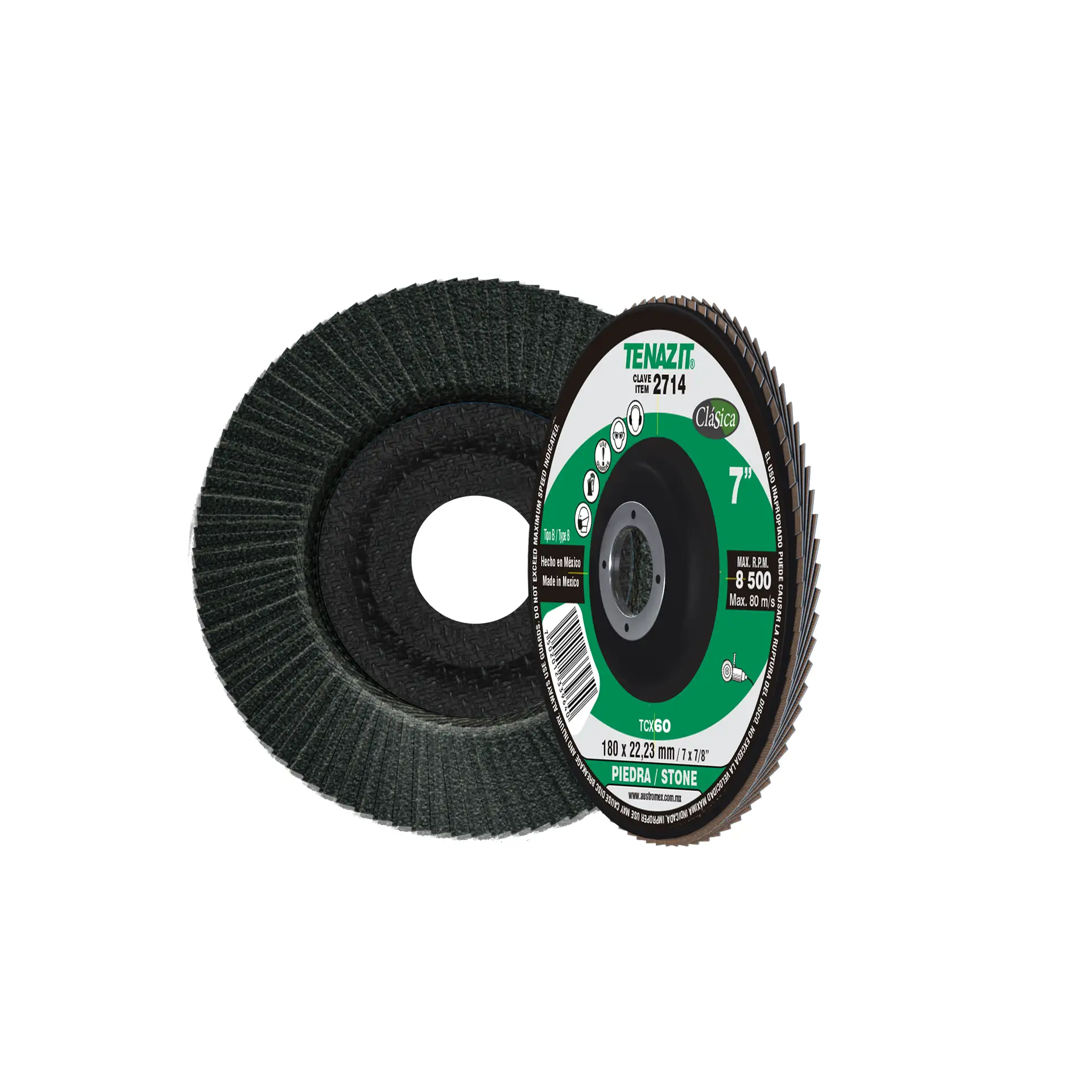 DISCO LAMINADO P/PIEDRA 7x7/8 G60 C.2714  EASY CUT