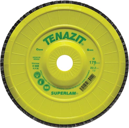 DISCO LAMINADO RECORTABLE 7x7/8 Z40 C.2995