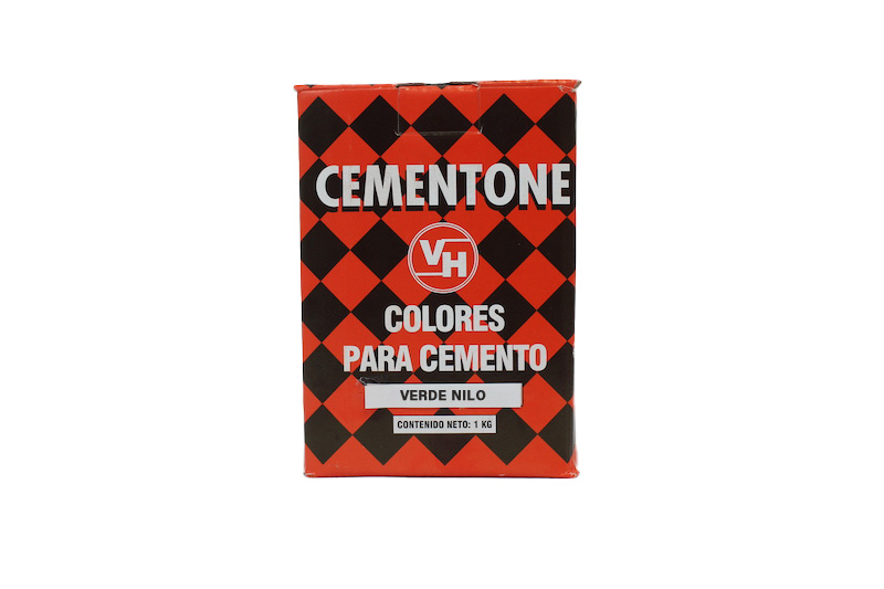 COLOR P/CEMENTO CEMENTONE VERDE NILO 1KG V.H.