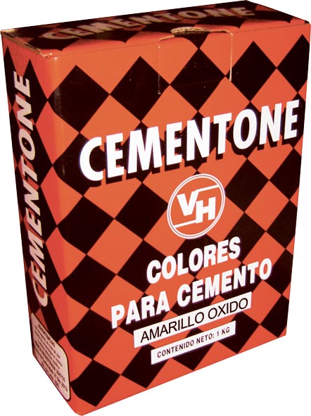 COLOR P CEMENTO CEMENTONE AMAR OXIDO 1KG V.H.
