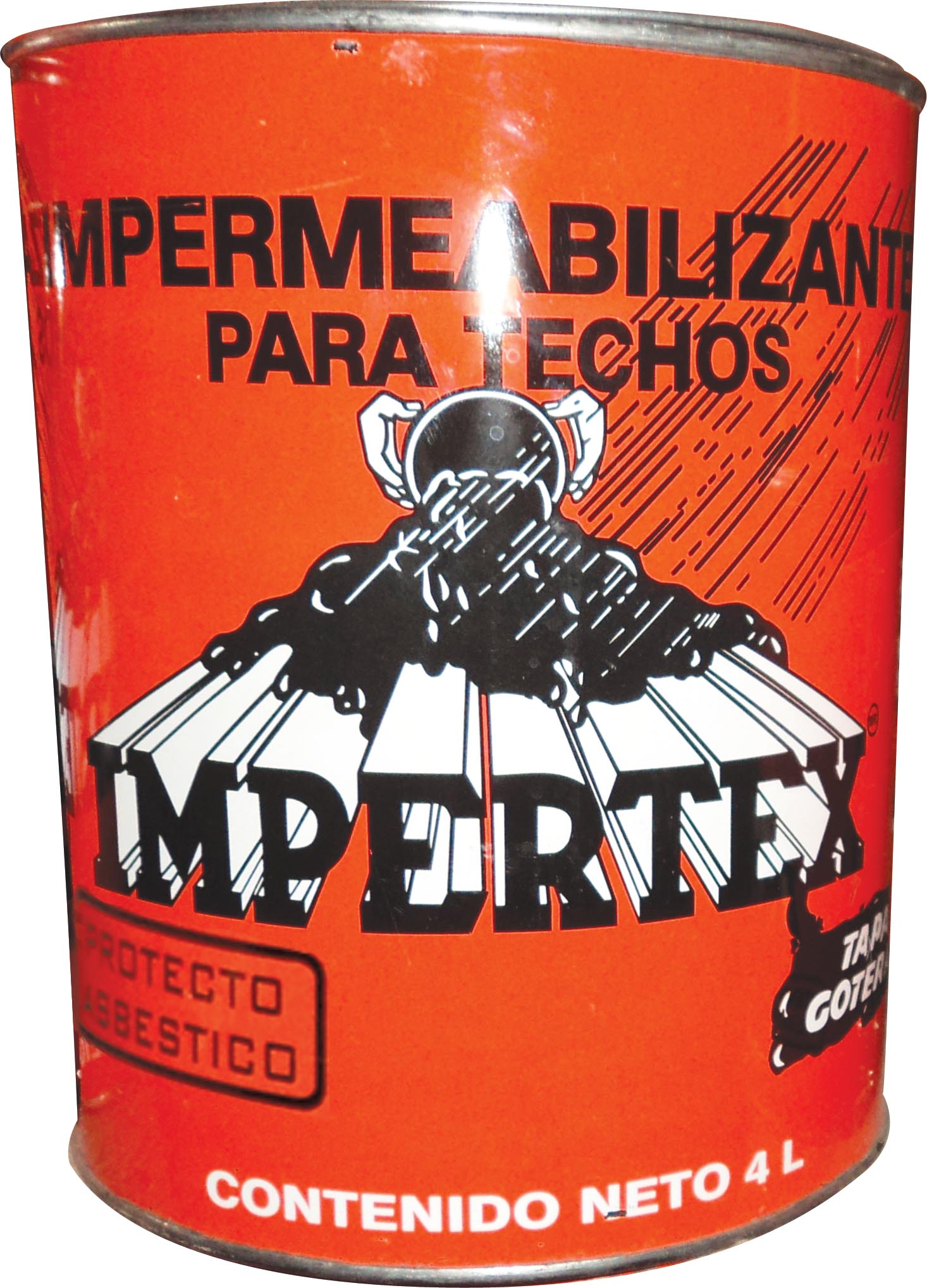 IMPERMEABILIZANTE PROTECTO ASBES. 4 L IMPERTEX VALERO HNOS