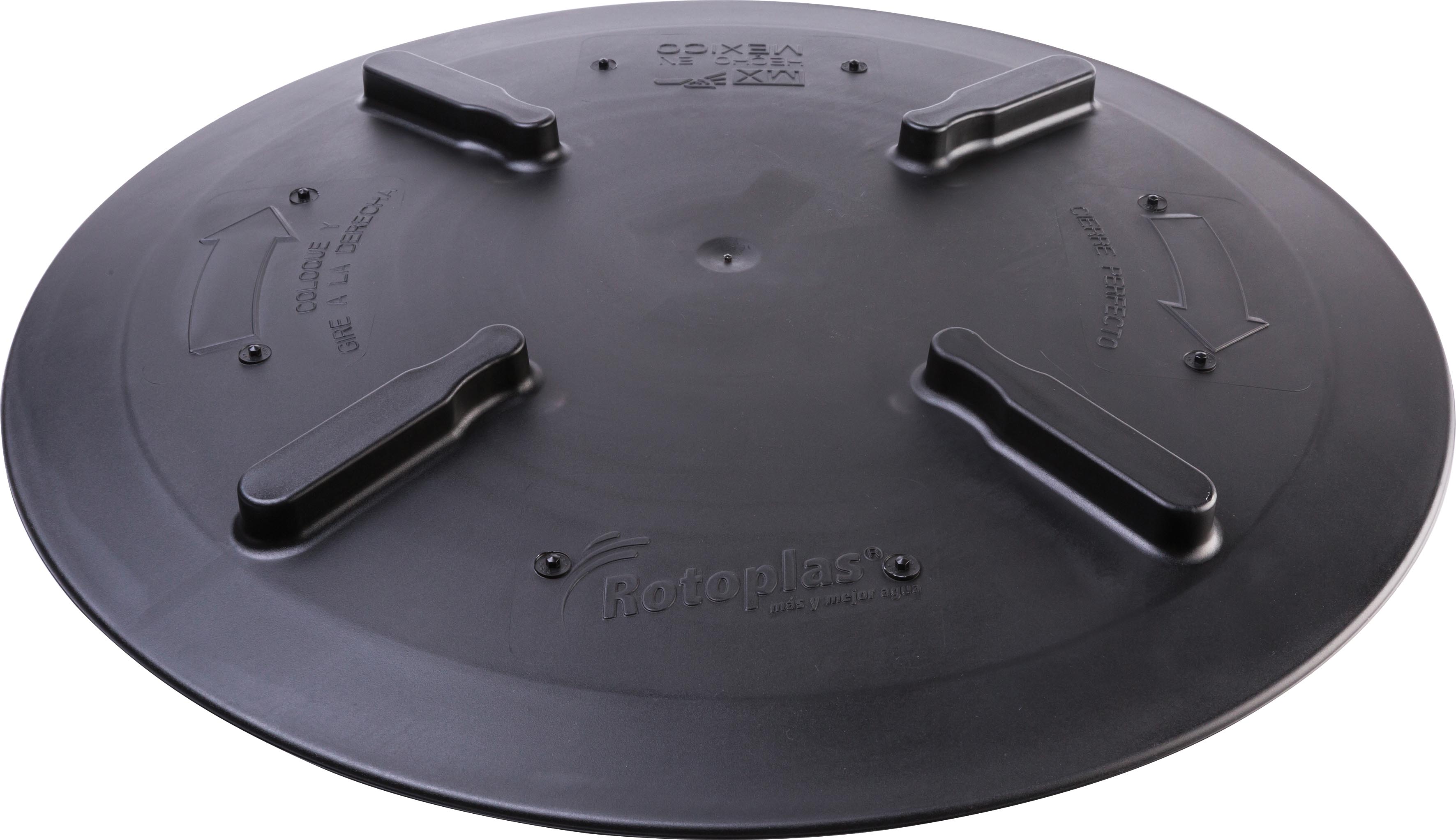 TAPA PARA TINACO CLICK 18 NEGRA 310070 ROTOPLAS