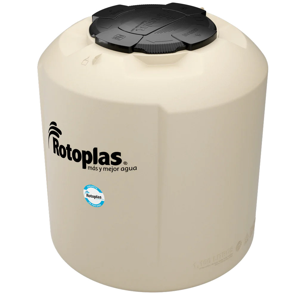 TINACO PLUS ROTOPLAS 1100 LTS 500472 EQUIPADO