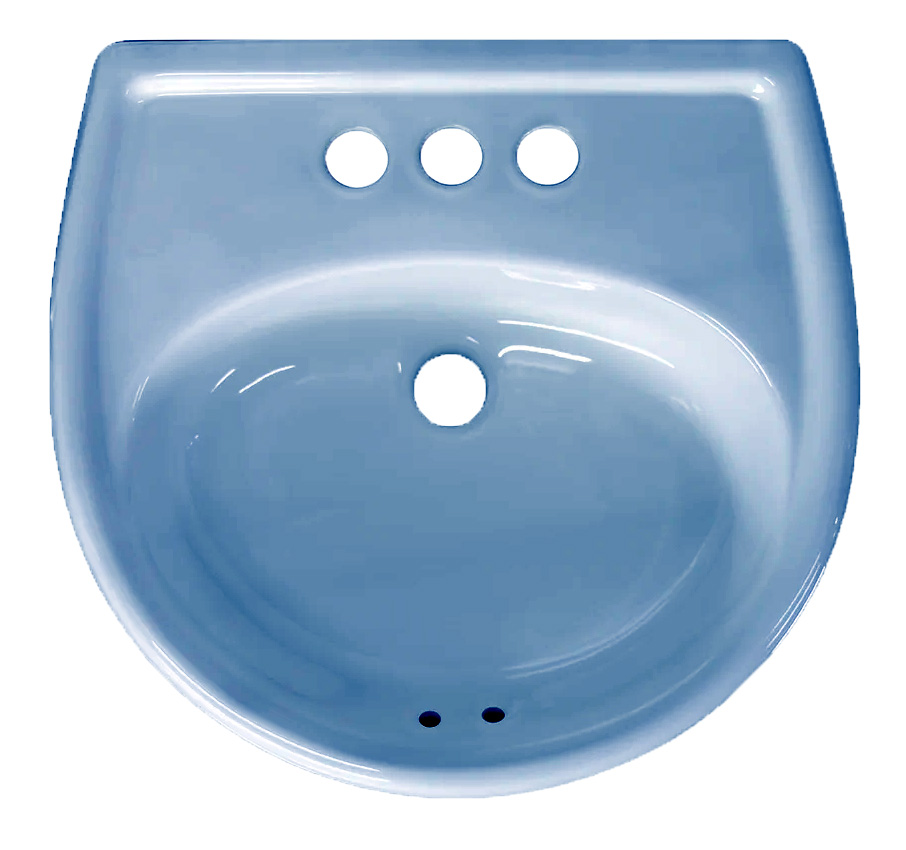 LAVABO JAZMIN AZUL COLONIAL CATO  SP